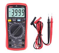 Multimètre, UT890C Multimètre Numérique True RMS 6000 Compte Ampèremètre Voltmètre Tension AC/DC Résistance Courant Capacité Fréquence Testeur mètre de température de Mesure avec Sonde LCD