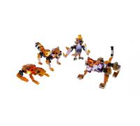 Multimodel Lp - Multimodel - Tigre Rouge - 4 En 1 - 216 Pcs