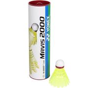 Multipack 2pcs Mavis 2000 volants de badminton rouge, tube 6 pièces