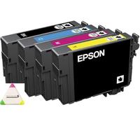 Multipack 4 Cartouches 604 Ananas pour imprimante Epson XP2200 XP2205 XP3200 XP3205 XP4200 XP4205 + Un surligneur Plein d'encre 3 Couleurs Offert