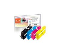 Peach Multipack avec Puce, Compatible avec HP No. 655 Series