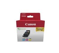 Canon CLI-526 C/M/Y Multi pack - Pack de 3 - 9 ml - jaune, cyan, magenta - original - réservoir d'encre - pour PIXMA iP4850, iP4950, iX6550, MG5150, MG5250, MG5350, MG6150, MG6250, MX895 G
