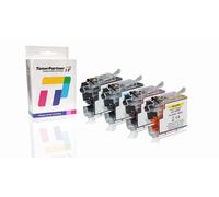 Multipack compatible avec Brother LC-123 VAL BPDR XXL contient 4x Cartouche d'encre