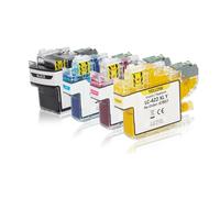 Multipack compatible avec Brother LC-422XLVAL contient 1xBK, 1xC, 1xM, 1xY