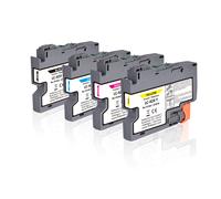 Multipack compatible avec Brother LC-424VAL contient 1xBK, 1xC, 1xM, 1xY