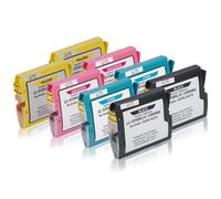 Multipack compatible avec Brother LC-970 VAL BP contient 8x Cartouche d'encre