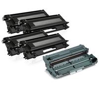 Multipack compatible avec Brother TN-2320 / DR-2300 1x tambour d’imagerie / 4x cartouche de toner