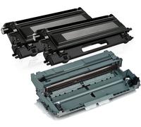Multipack compatible avec Brother TN2000 / DR-2000 comprend 1x tambour d’imagerie / 2x cartouche de toner