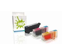 Multipack compatible avec Canon 4541B009 / CLI-526 contient 3x Cartouche d'encre