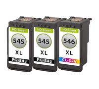 Multipack compatible avec Canon 8286B001 / PG-545XL+CL-546XL comprend 3 cartouches de tête d’impression