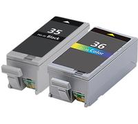 Multipack compatible avec Canon PGI-35 / CLI-36 comprend une cartouche d’encre 2x