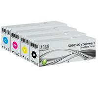 Multipack compatible avec Epson C13S050100 / S050100 comprend 1xBK, 1xC, 1xM, 1xY