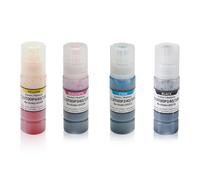 Multipack compatible avec Epson C13T00P640 / 104 contient 4x flacon d'encre