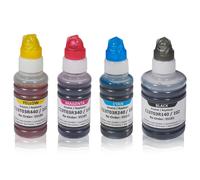 Multipack compatible avec Epson C13T03R640 / 102 contient 4x Bouteille d'encre