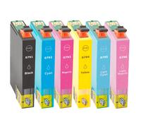 Multipack compatible avec Epson C13T07944010 / T0794 comprend 1xBK, 1xC, 1xM, 1xY, 1xLC, 1xLM