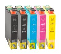 Multipack compatible avec Epson C13T12914012 / T1291 comprend une cartouche d’encre 5x