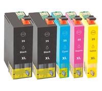 Multipack compatible avec Epson C13T35914010/35XL comprend 5 cartouches d’encre