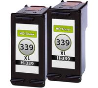 Multipack compatible avec HP 339 comprend 2 cartouches de tête d’impression