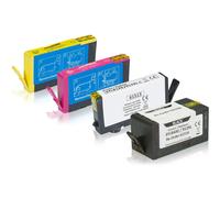 Multipack compatible avec HP 3YP34AE / 912XL contient 4x Cartouche d'encre