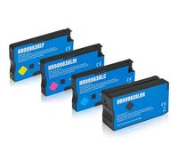 Multipack compatible avec HP 3YP35AE / 963XL contient 4x Cartouche d'encre
