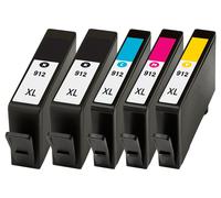 Multipack compatible avec HP 912XL comprend une cartouche d’encre 5x