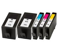 Multipack compatible avec HP 912XXL / 912XL comprend une cartouche d’encre 5x