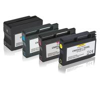 Multipack compatible avec HP C2P42AE / 932XL/933XL XXL contient 4x Cartouche d'encre