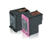 Multipack compatible avec HP CC654AE / 901XL contient 2x Cartouche à tête d'impression