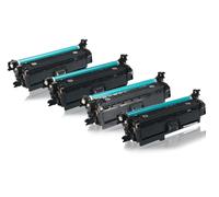 Multipack compatible avec HP CE250A / 504A contient 4x Cartouche toner