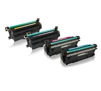 Multipack compatible avec HP CE260A / 647A contient 1xBK, 1xC, 1xM, 1xY