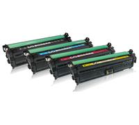 Multipack compatible avec HP CE340A / 651A contient 4x Cartouche toner