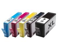 Multipack compatible avec HP CN684EE / 364XL comprend 5 cartouches d’encre