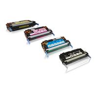 Multipack compatible avec HP Q6470A / 501A contient 1xBK, 1xC, 1xM, 1xY