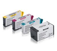 Multipack compatible avec HP X4E14AE / 934XL/935XL contient 4x Cartouche d'encre