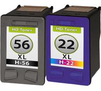 Multipack compatible avec le jeu de cartouches HP C6656AE/56 / C8550A /22