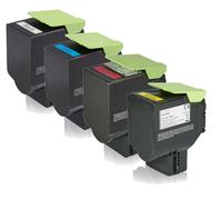 Multipack compatible avec Lexmark C2320X0 contient 1xBK, 1xM, 1xC, 1xY
