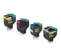 Multipack compatible avec Lexmark C540H1KG/CG/MG/YG contient 4x Cartouche toner