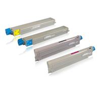 Multipack compatible avec OKI 43112702 contient 4x Cartouche toner