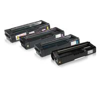 Multipack compatible avec Ricoh 406348 / TYPESPC310HE contient 4x Cartouche toner