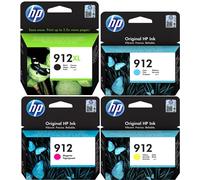 Multipack d’encre HP 912 XL + 912 d’origine