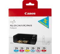 Canon - PGI-29 - Pack de 6 Cartouches d'encre couleur: C/M/Y/PC/PM/R - produit d'origine - 4873B005