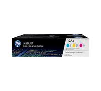Multipack de cartouches de toner d'origine HP 126A Cyan - Magenta - Jaune - CF341A