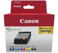 Multipack de cartouches d'encre Canon PGI-570BK / CLI-571 BK/C/M/Y