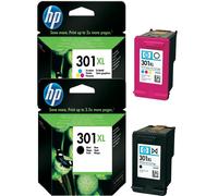 Cartouche HP 301XL d’origine CH563EE CH564EE Set