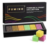 Multipack de Fondants Cires Parfumées Feu et Givre, Artisanales et de Luxe Fumino - 12 Cires Parfumées et 6 Parfums Intenses à Base de Cire d’abeille et d’huile de Noix de Coco