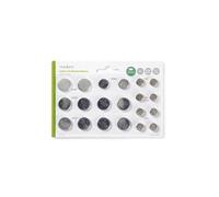 Multipack de Piles-Boutons au Lithium CR2025/CR2016/CR1620/LR43/LR54/LR4 20 pièces au total Blister