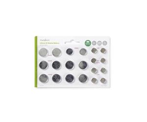 Multipack de Piles-Boutons au Lithium CR2025/CR2016/CR1620/LR43/LR54/LR4 20 pièces au total Blister
