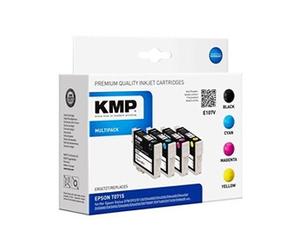 MULTIPACK E107V - Pack de 4 - noir, jaune, cyan, magenta - compatible - cartouche d'encre (alternative pour : Epson C13T07114011, Epson C13T07124011,
