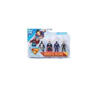 DC Comics – Multipack 5 figurines articulées 8 cm – Super-héros et super-vilain – Jouet enfant 4+