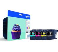 Multipack Lc123 4 Cartouches Jet D'Encre Lc123C, Lc123M, Lc123Y, Lc123Bk, Noir